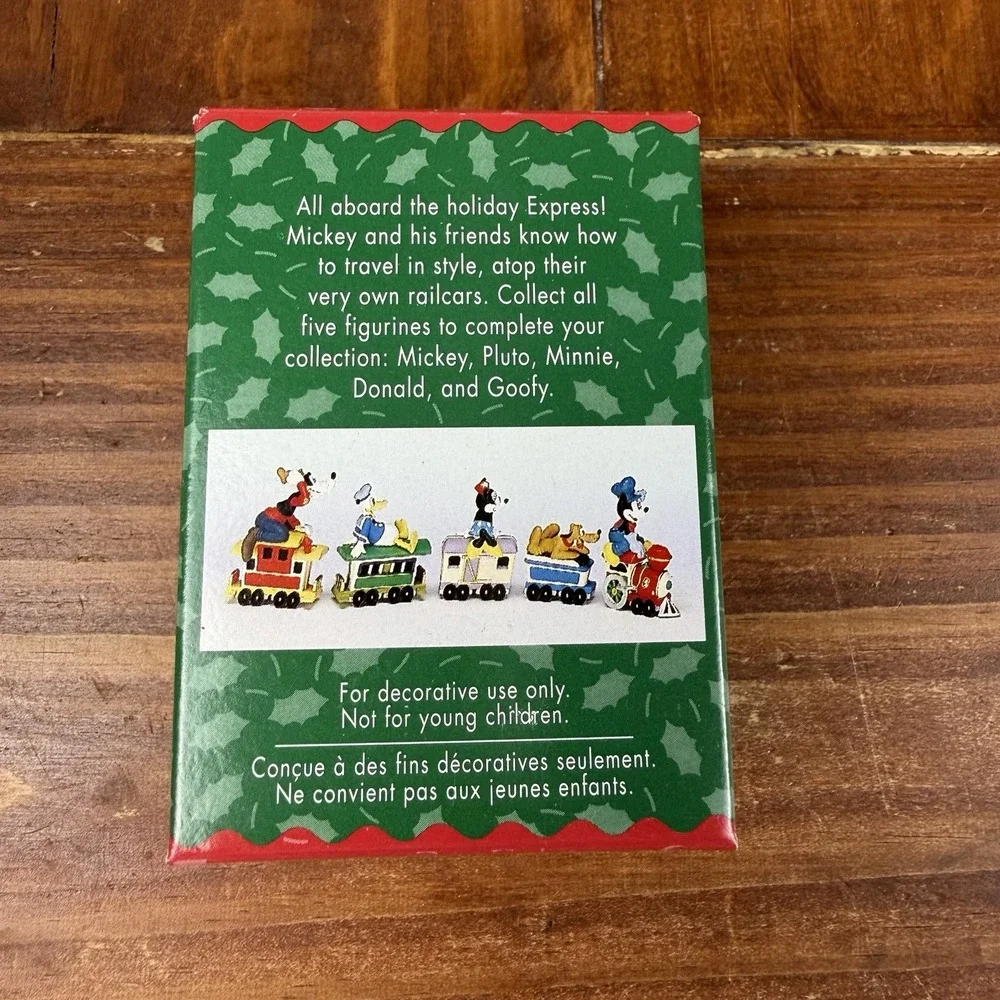 Vintage Disney Merry Miniatures Hallmark Mickey's Express - Mickey's Locomotive